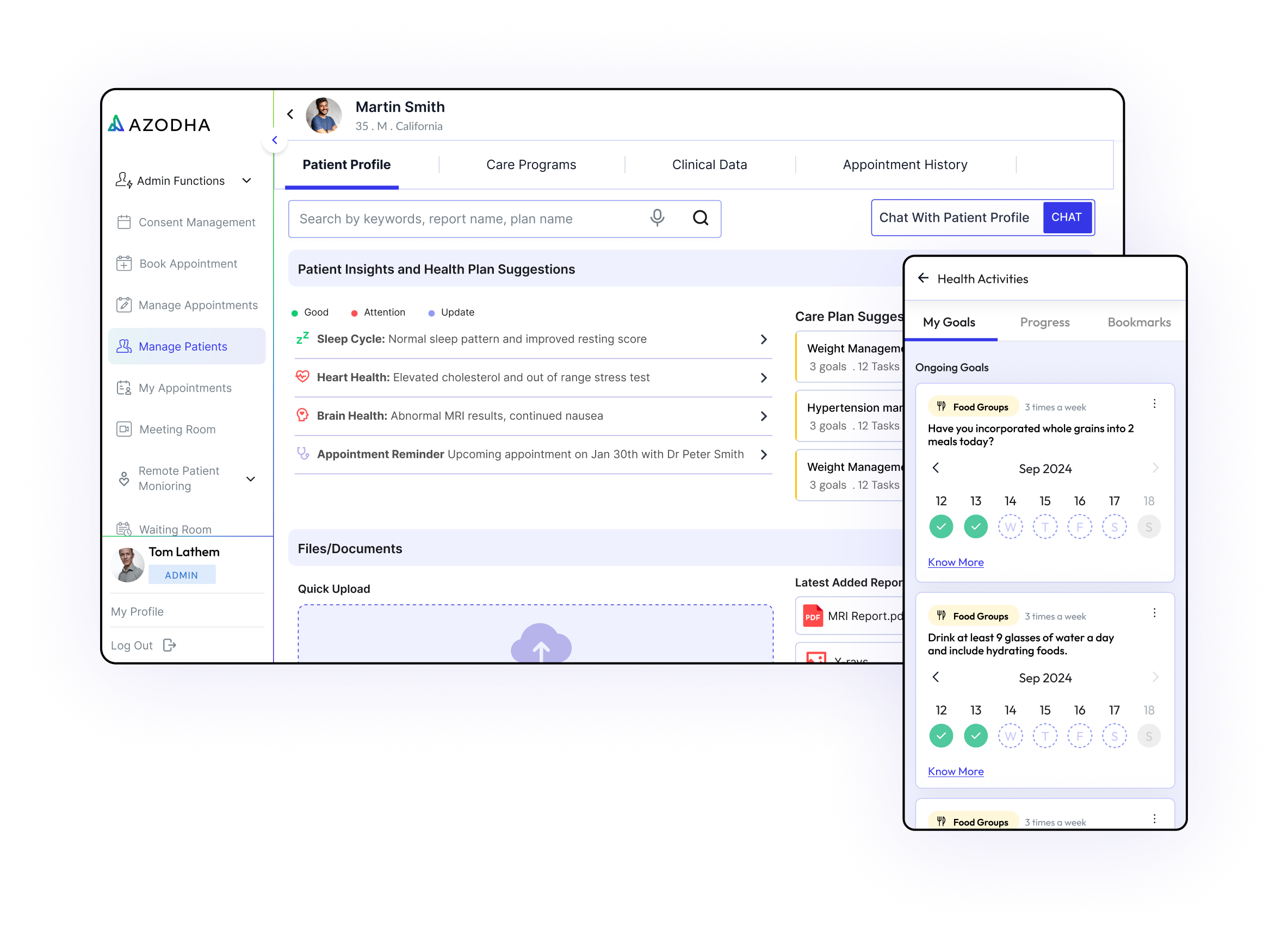AI-Based Patient Summary and Care Plans