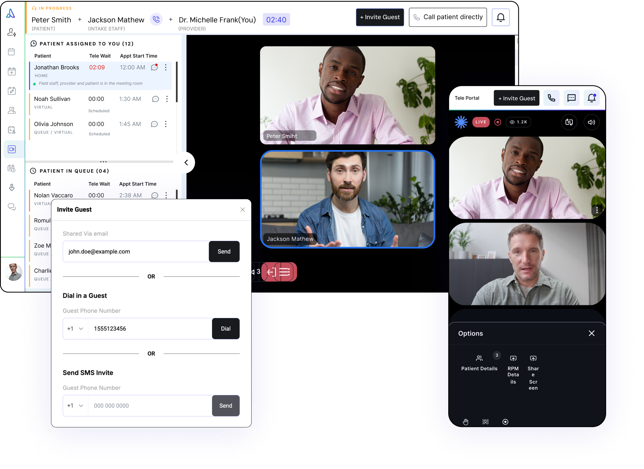 Integrated Tele Module for Physicians and Patients